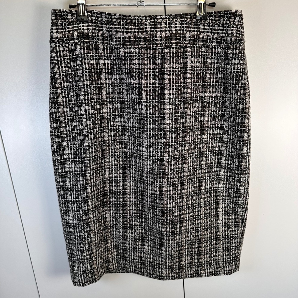 Charter‎ Club Womens 8 Pencil Skirt Tweed Preppy Academia Textured Staple